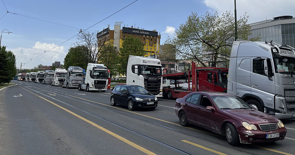 Prevoznici iz BiH: Ako ne bude rje&scaron;enja, sve će biti u blokadi