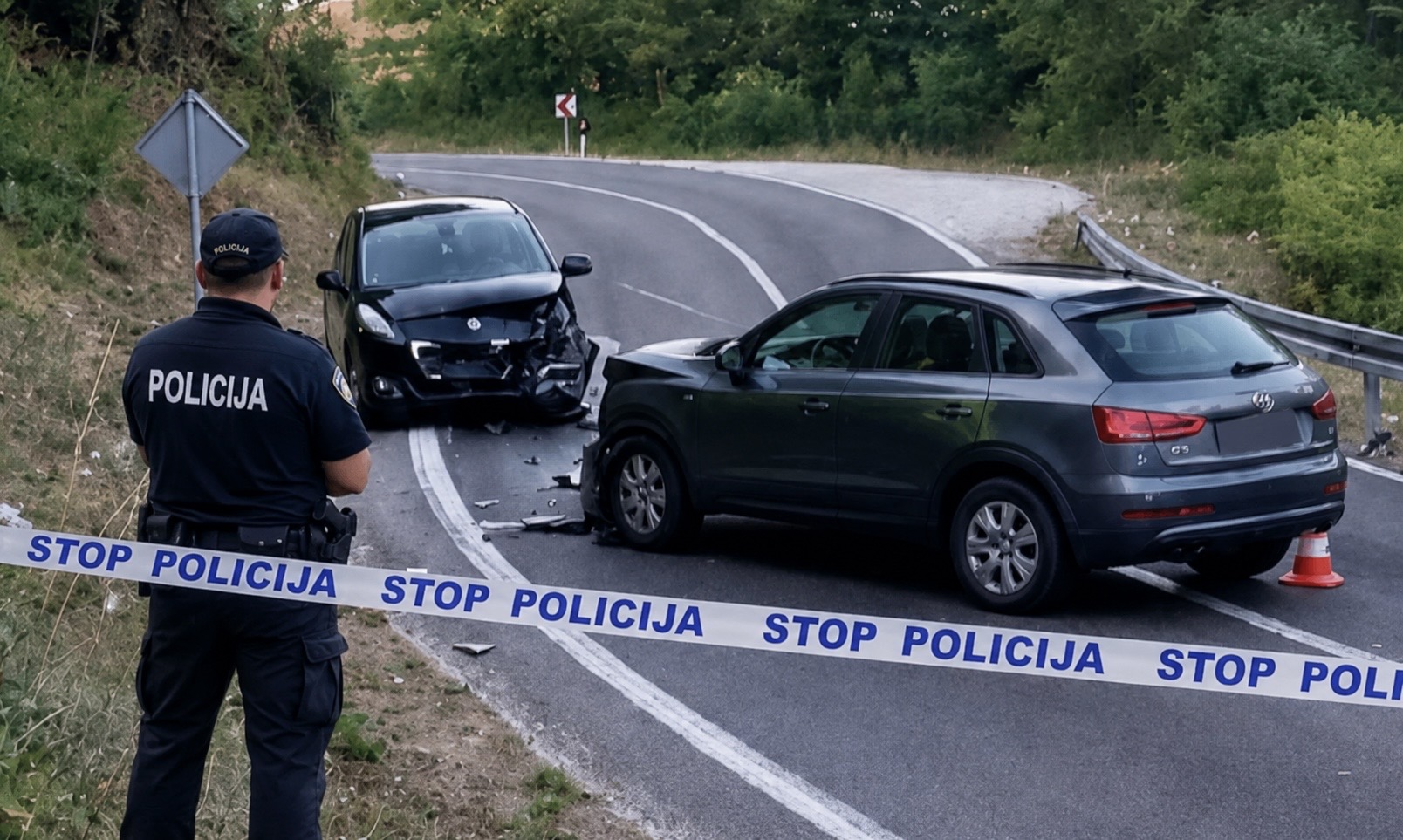 Te&scaron;ka saobraćajna nesreća na magistralnom putu Pećigrad &ndash; Skokovi u Cazinu, saobraćaj otežan