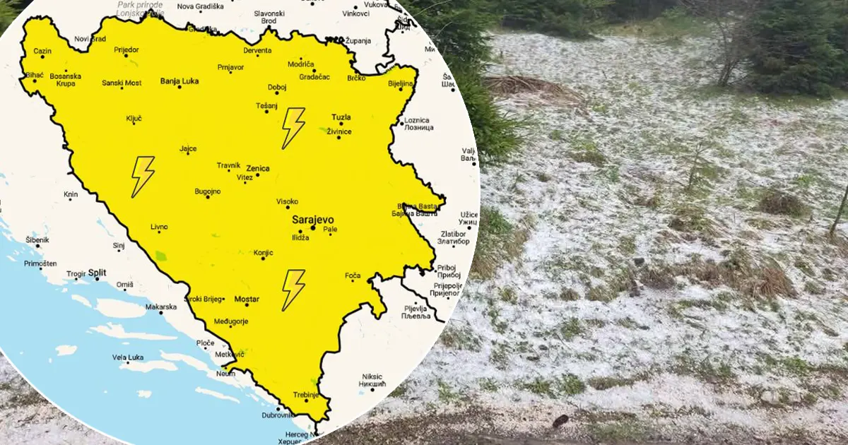 Jedan dio zemlje već stradao: Stiže nova promjena vremena, evo kojim dijelovima BiH prijeti nevrijeme (VIDEO/FOTO)