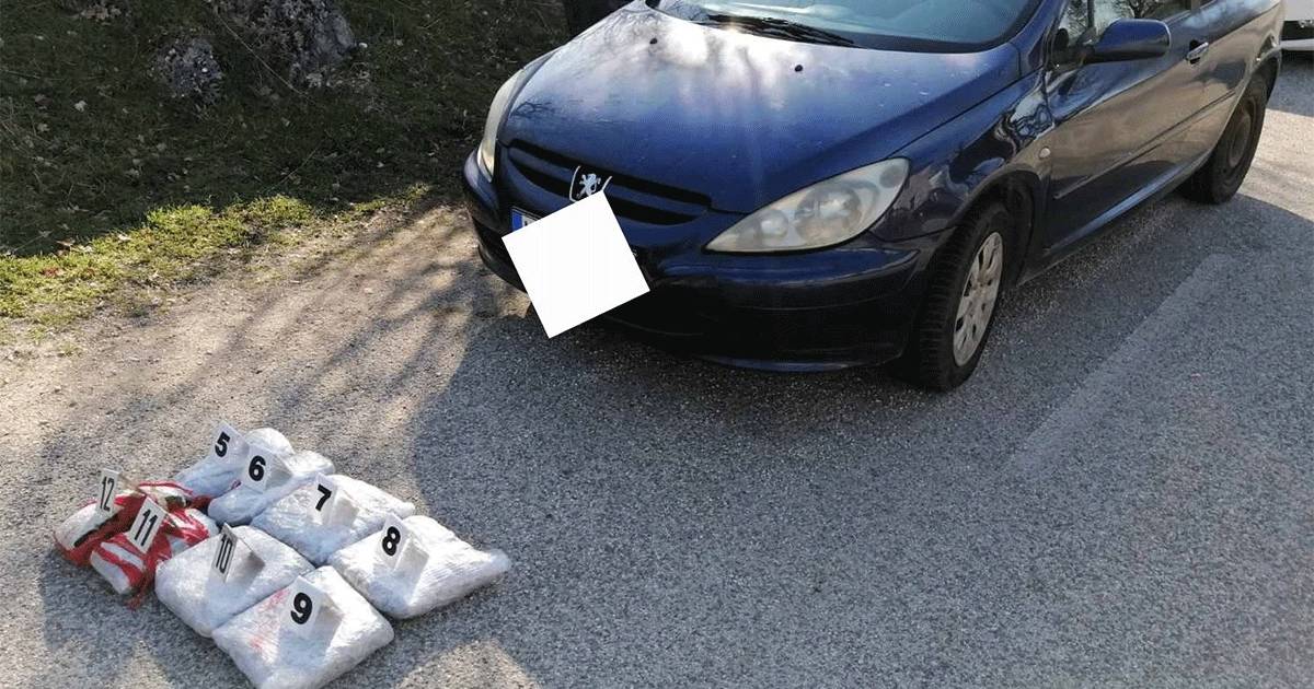 Tri osobe uhap&scaron;ene u akciji "Fabia" u Bileći, zaplijenjeno 7,46 kilograma marihuane