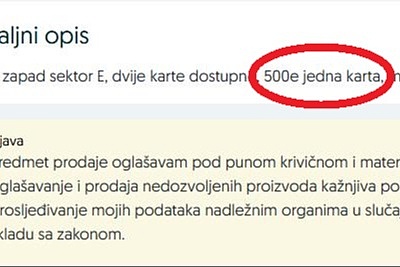 Preprodaja ulaznica za opro&scaron;taj Edina Džeke na utakmici BiH protiv &Scaron;vedske dostigla cijene do 500 eura