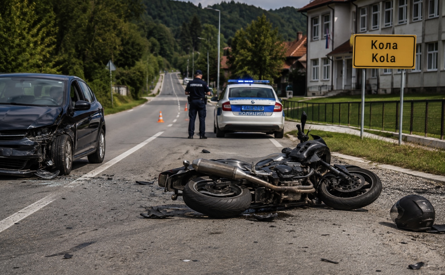 U saobraćajnoj nesreći u Koli na Manjači poginuo vozač motocikla