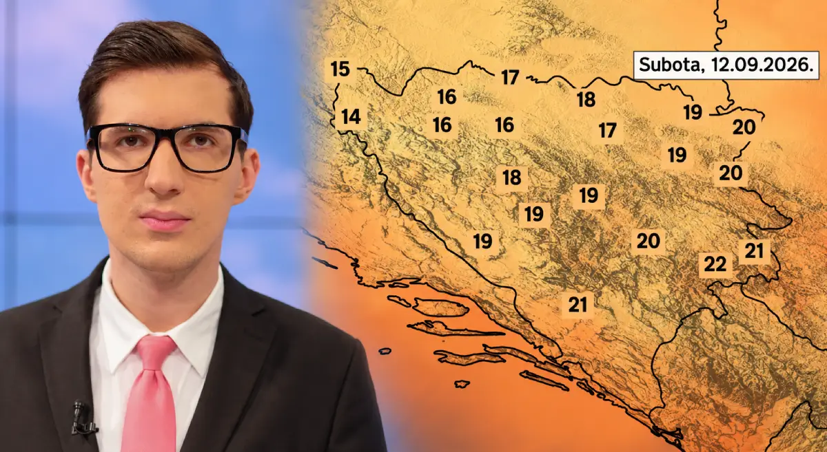 Nedim Sladić najavio promjenu vremena u BiH s mogućim pljuskovima i poplavama od 12. septembra