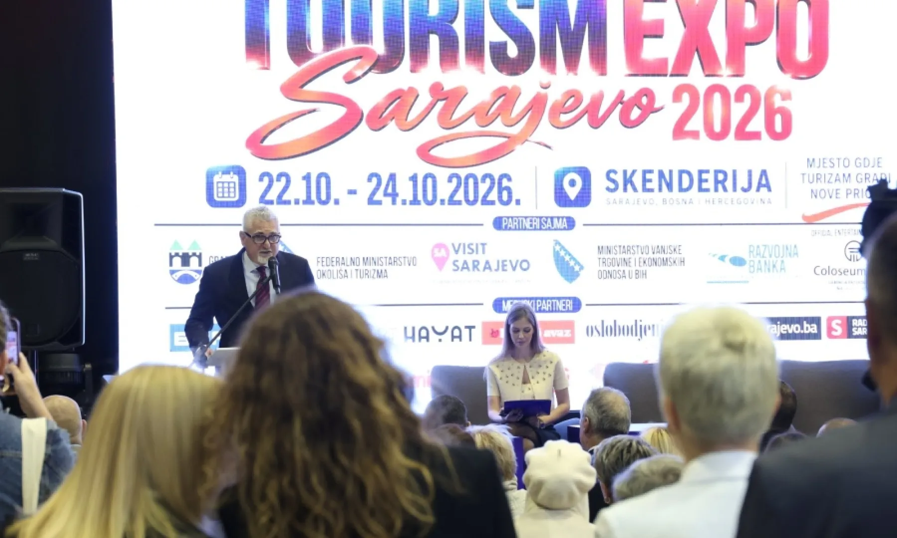 MEĐUNARODNI SAJAM U SKENDERIJI: Svečano otvoren Tourism EXPO Sarajevo 2026, preko 200 predstavnika turizma i preko 50 nagrada (FOTO)