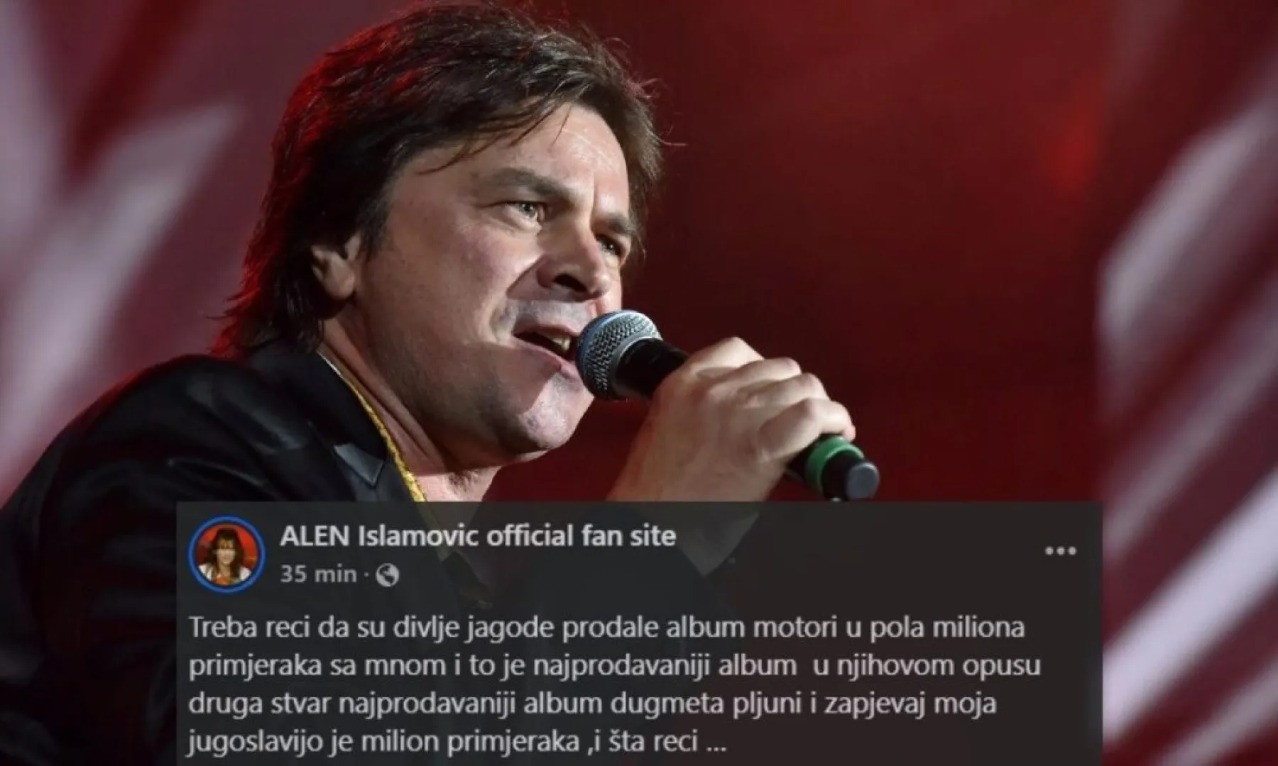 Islamović se preko fan profila hvali da je on zaslužan za uspjehe Jagoda i Dugmeta: “Poklonite mi se”