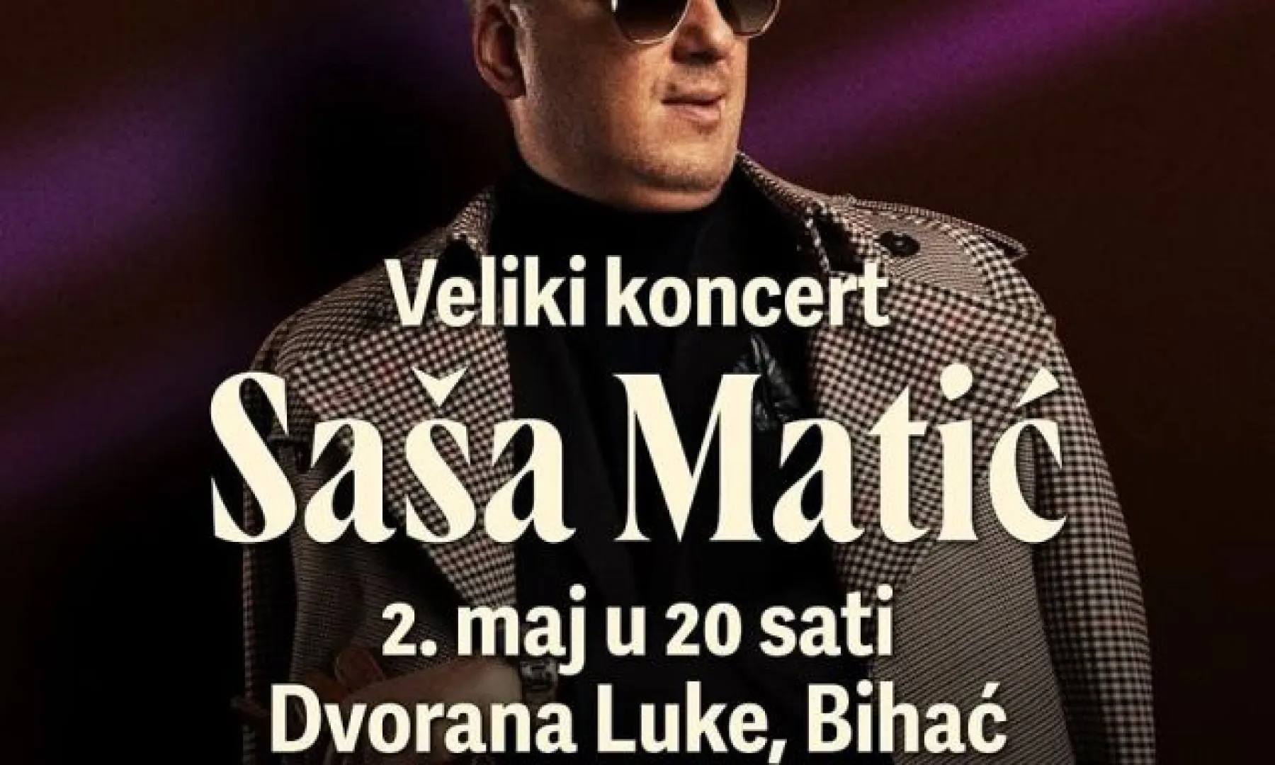 Saša Matić stiže u rodni Bihać – Spektakularan prvi solistički koncert u dvorani Luke, uz goste iznenađenja