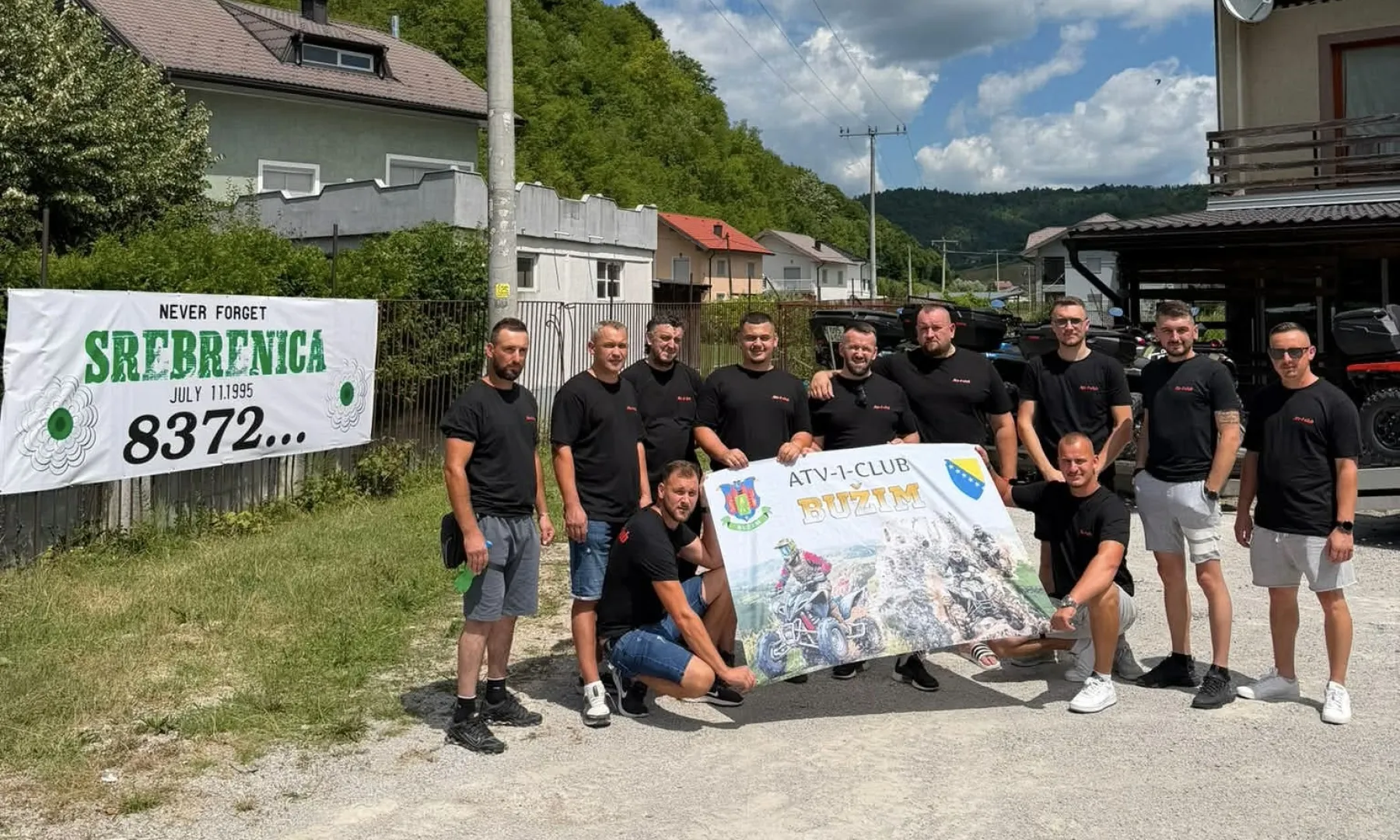 ATV-1 Club Bužim kreće ka Potočarima s porukom da se žrtve genocida ne smiju zaboraviti