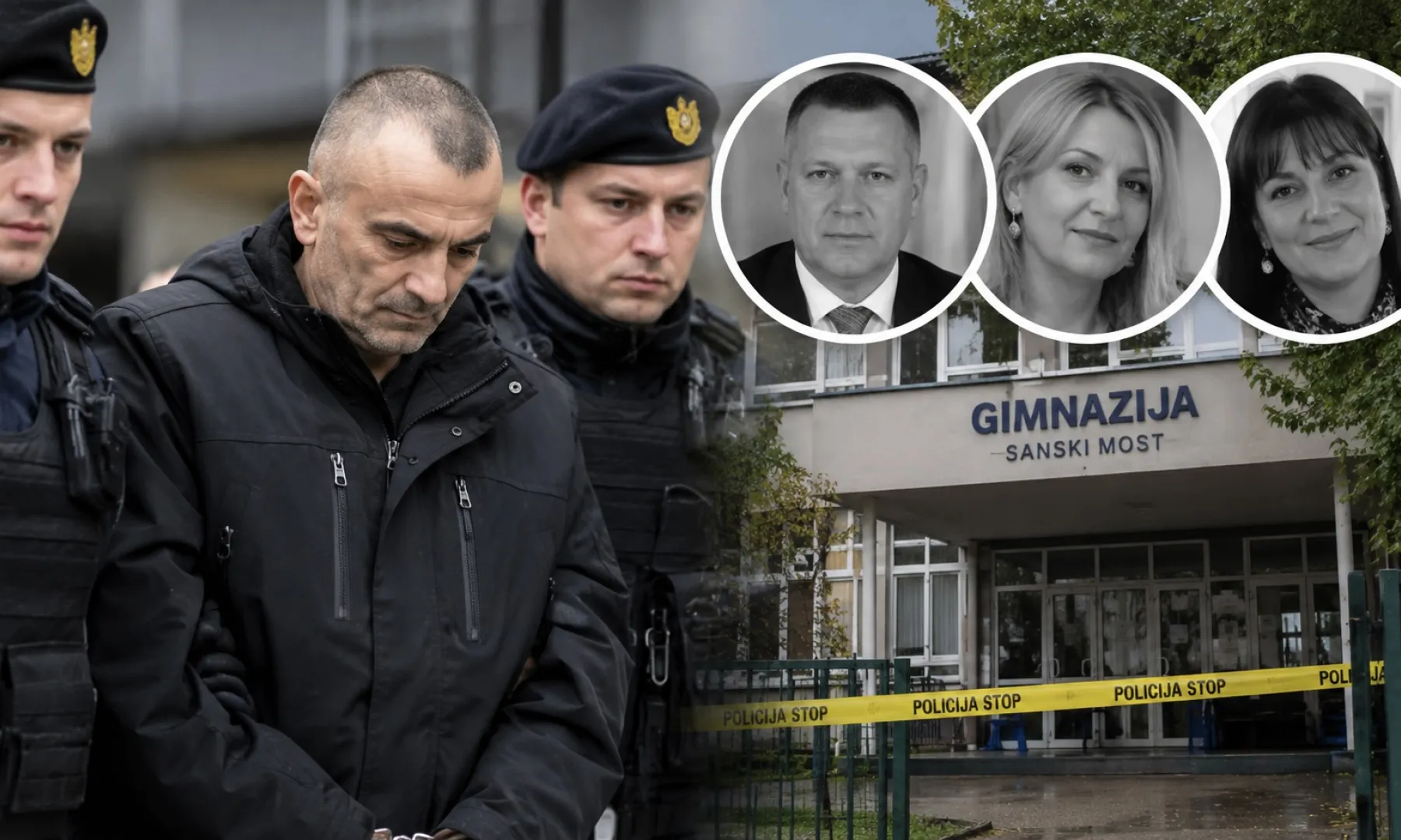 Mehemedu Vukaliću izrečena kazna od 45 godina zatvora za trostruko ubistvo u Gimnaziji u Sanskom Mostu u augustu 2024
