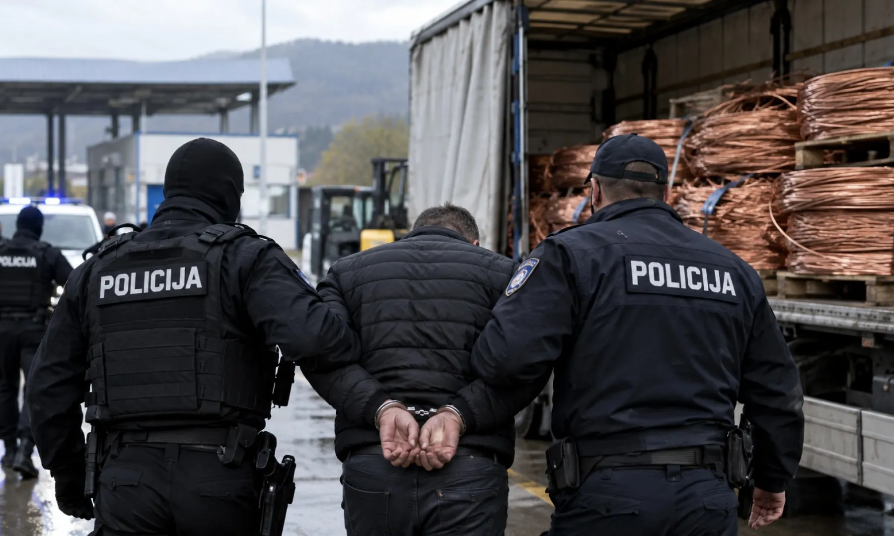 Četiri osobe, uključujući policajca, u pritvoru zbog krađe 15 tona bakra u Velikoj Kladuši vrijednog 900.000 eura