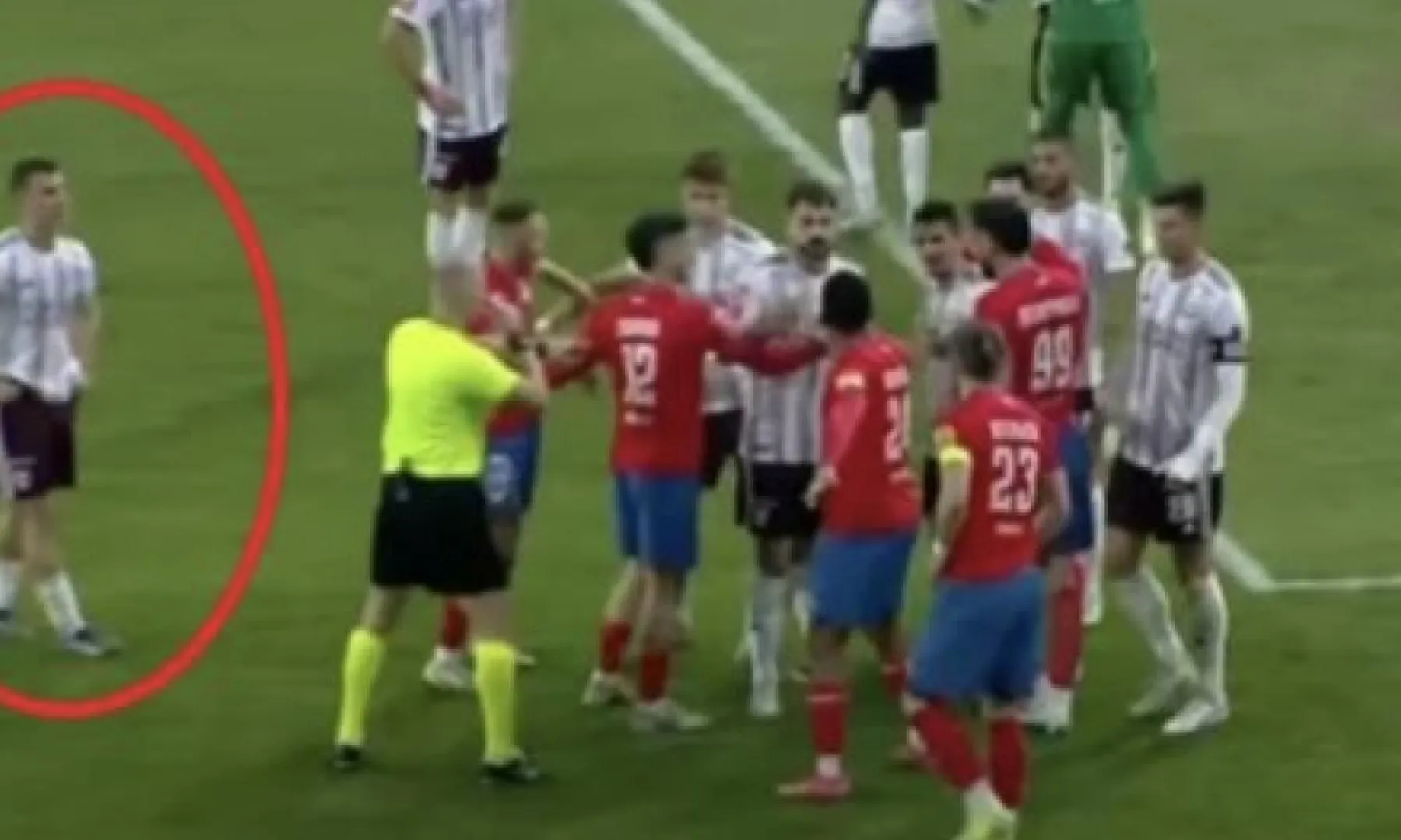Zašto je Tomić isključio fudbalera Sarajeva, evo šta piše u službenom zapisniku