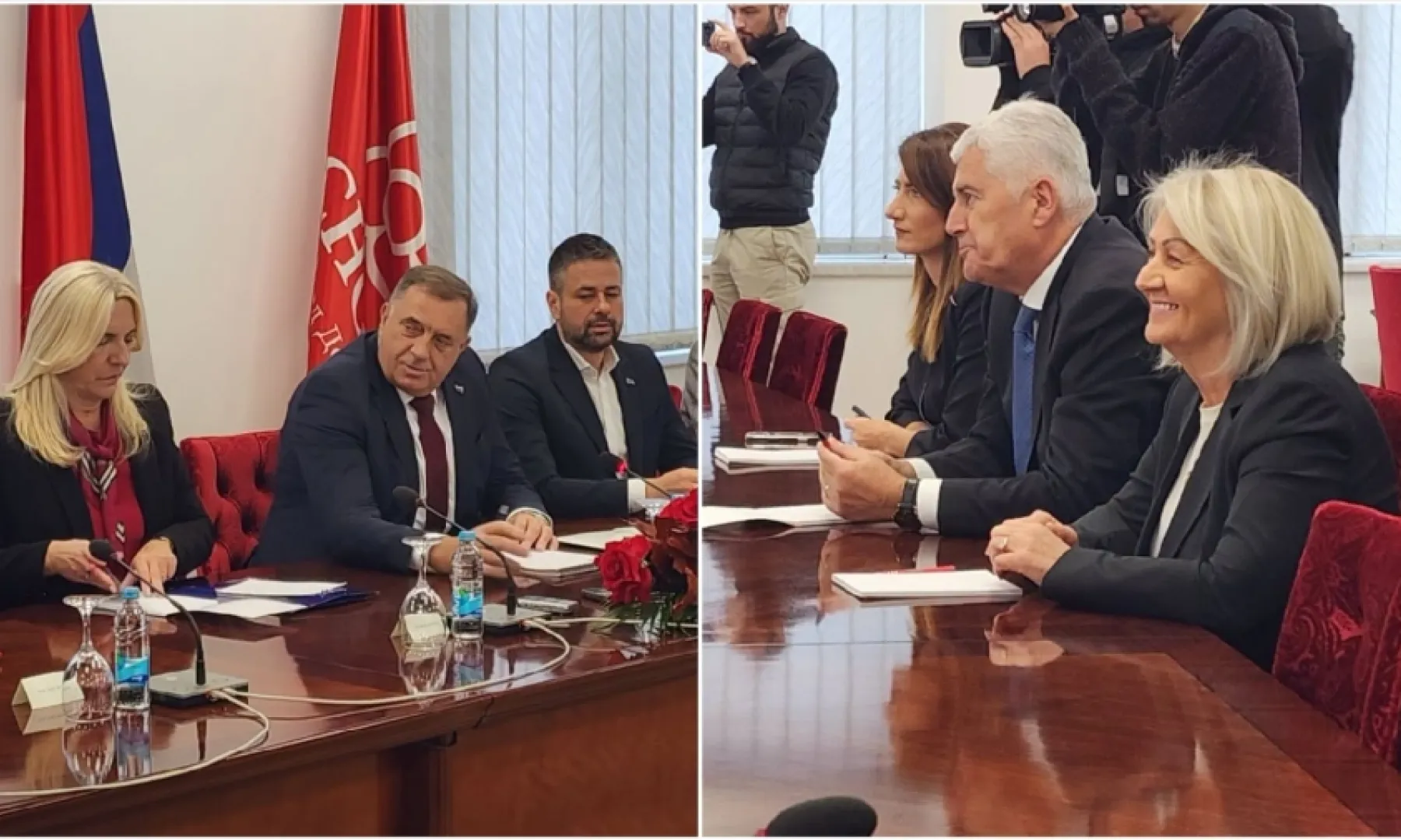 POČEO SASTANAK U BANJALUCI: Delegacije SNSD-a i HDZ-a BiH razgovaraju o formiranju vlasti