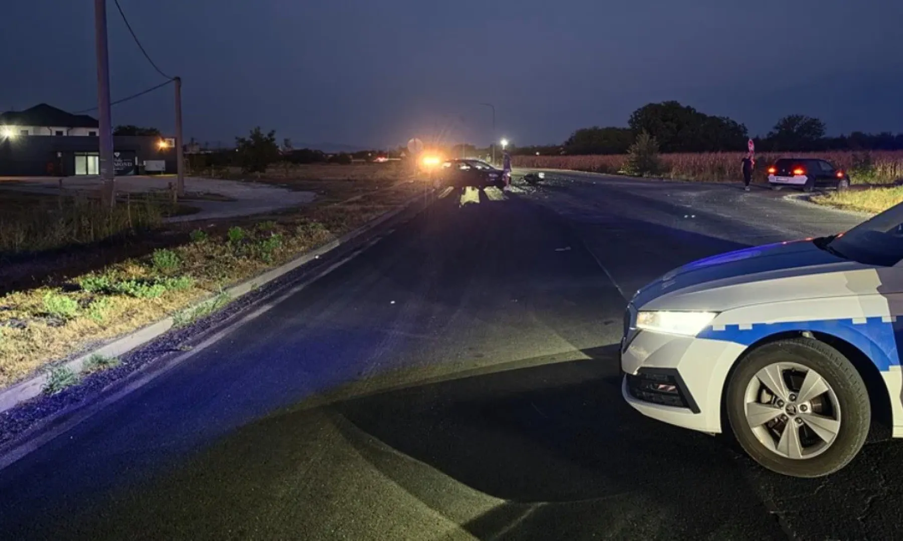 Sudar motocikla i automobila zatvorio obilaznicu oko Bijeljine 30. avgusta