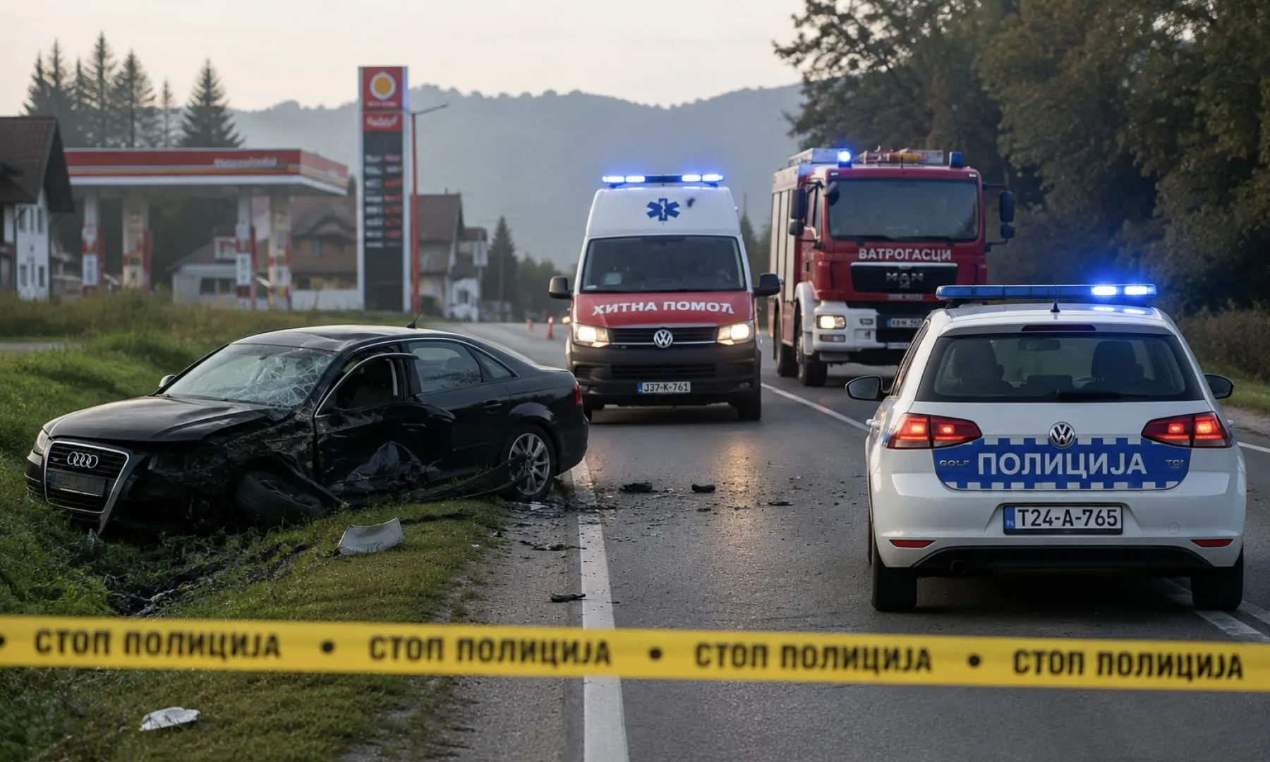U teškoj saobraćajnoj nesreći u Kotor Varošu poginule dvije osobe, vozač povrijeđen