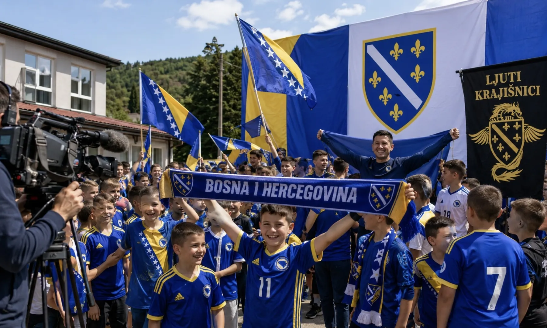 Pokoj se priprema za navijačko okupljanje: Mještani pozvani da podrže Zmajeve u dresovima BiH