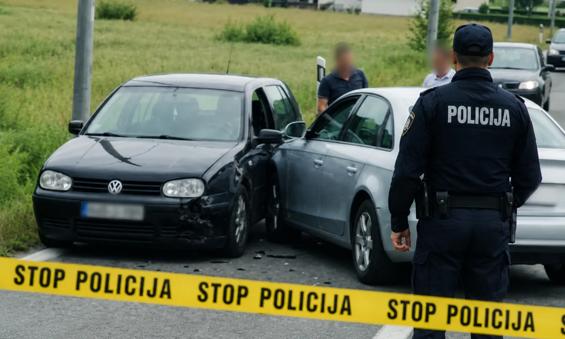 Saobraćajna nesreća u Kosteli: Audi i Golf oštećeni, policija provodi istragu