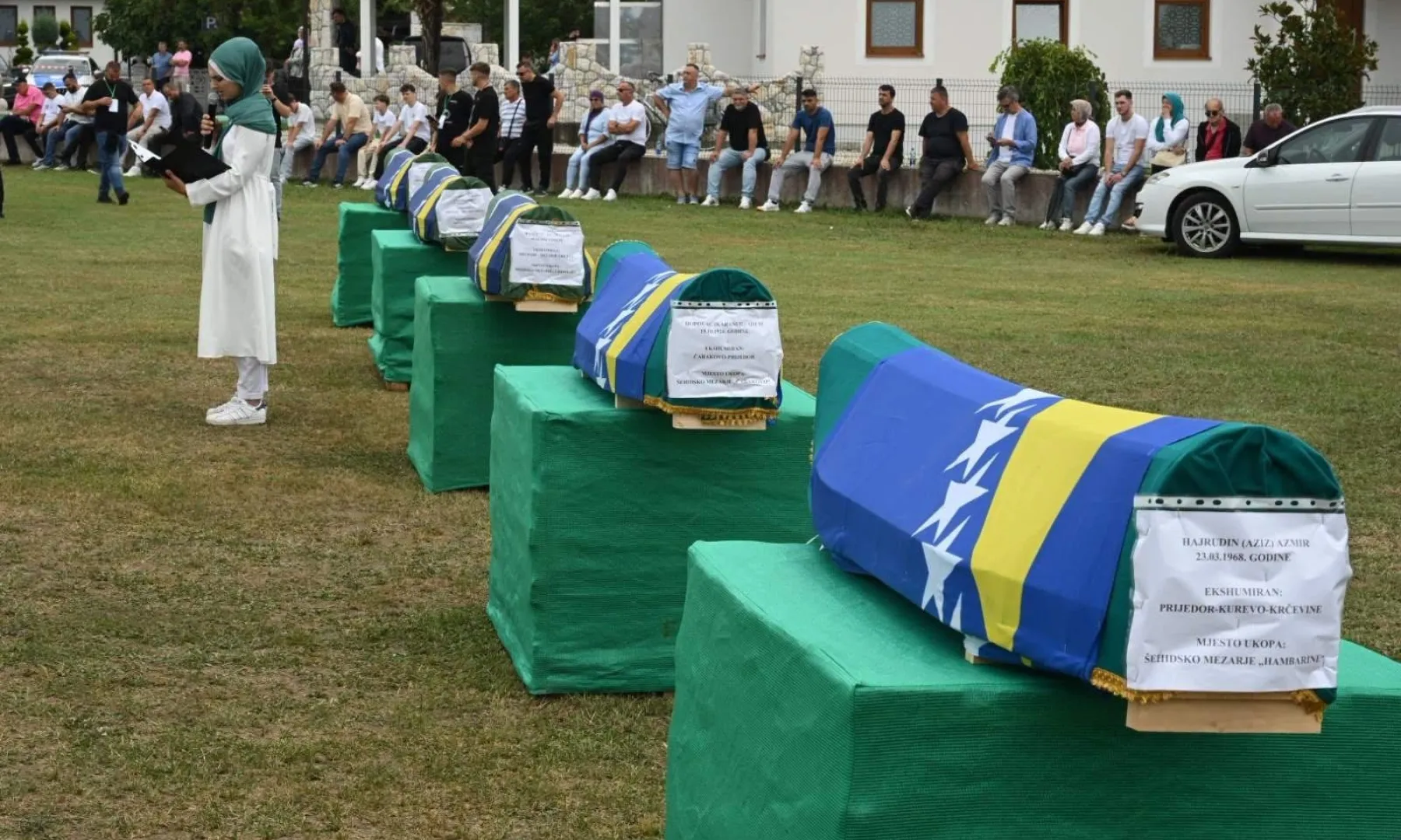U Kamičanima održana kolektivna dženaza za pet žrtava ratnih zločina iz 1992. godine
