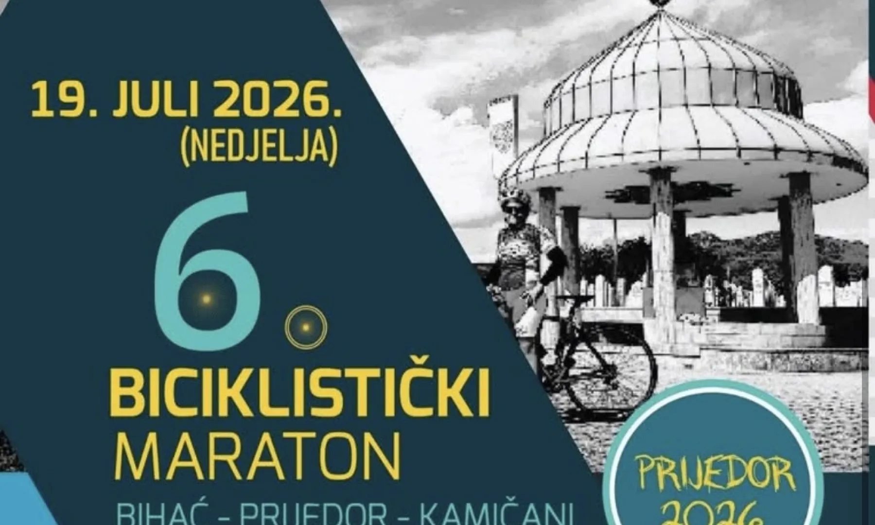 Biciklistički maraton Bihać – Prijedor – Kamičani zakazan za 19. juli, dženaza za pet žrtava 20. jula