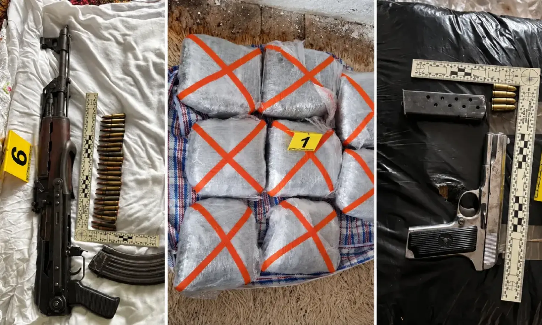 Velika akcija policije: Pronađeno oružje, municija i više od 25 kilograma droge