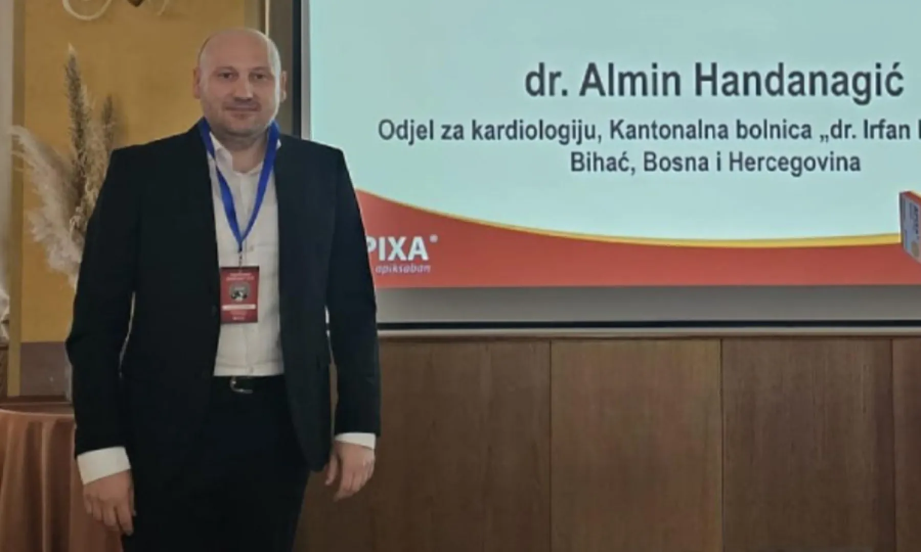 Priznati stručnjak u svijetu medicine, Cazinjanin dr. Almin Handanagić održao predavanje o primjeni NOAC-a u kardiologiji