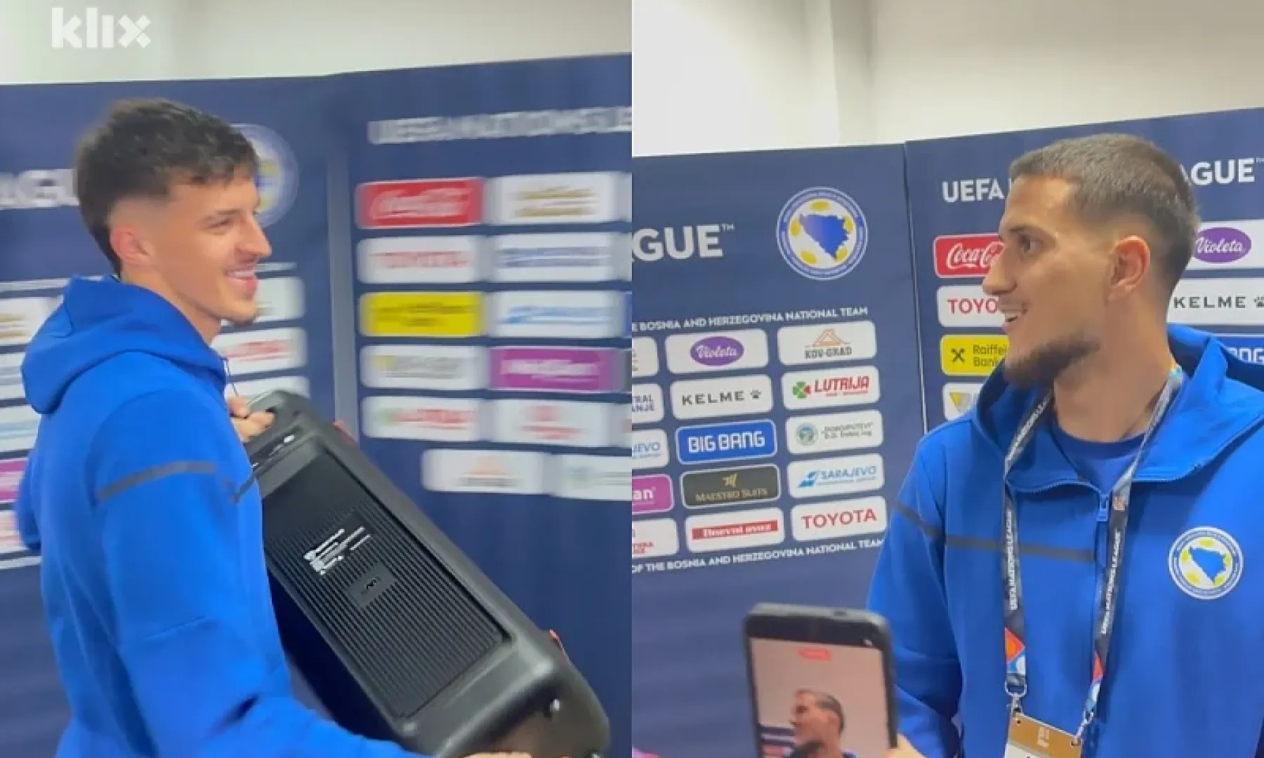 Tarik Muharemović prekinuo izjavu Zinedina Smajlovića u miks zoni nakon pobjede BiH protiv Poljske u Zenici