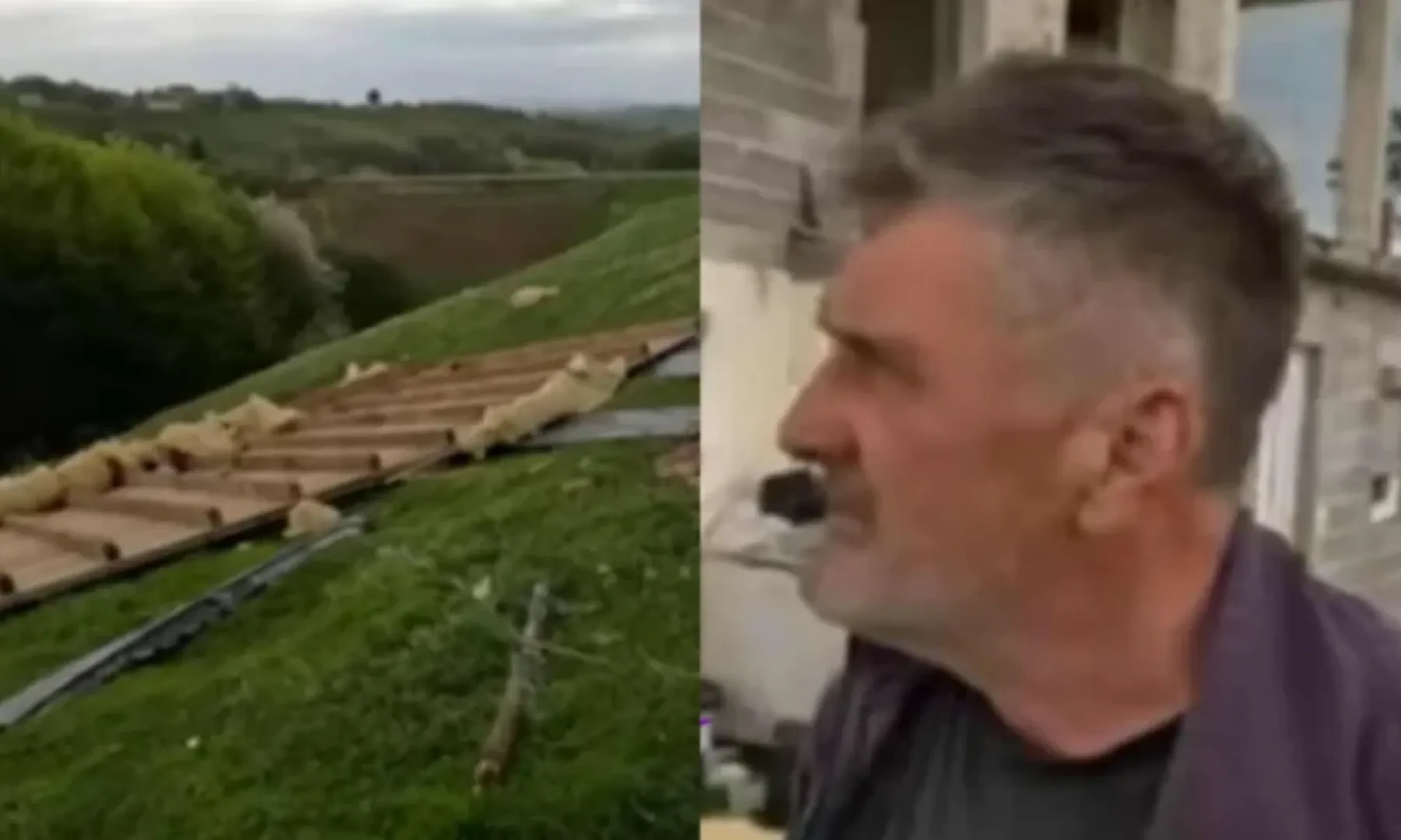Cazin: Vjetar mu odnio krov na tuđe zemljište, komšija ne da da se vrati – “Ni selam ne naziva”