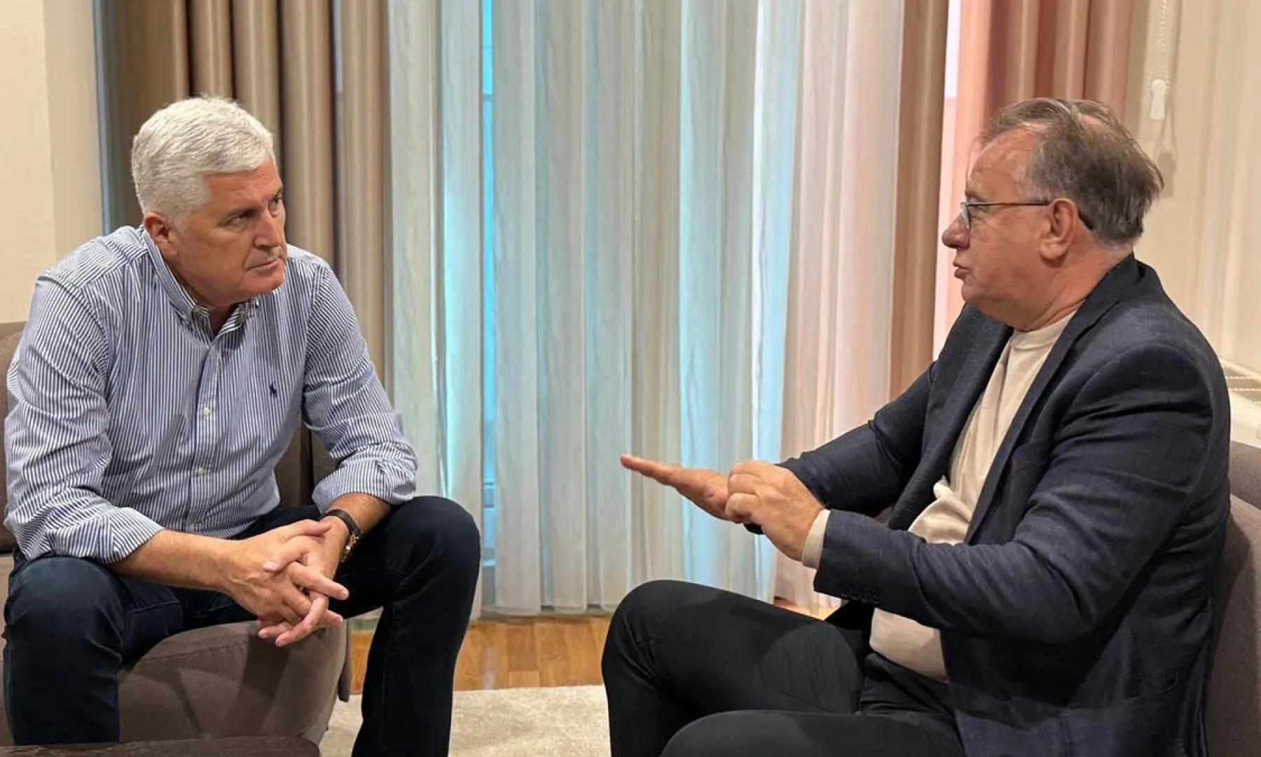 Dragan Čović i Nermin Nikšić razgovarali o izazovima formiranja vlasti nakon Općih izbora u Bosni i Hercegovini