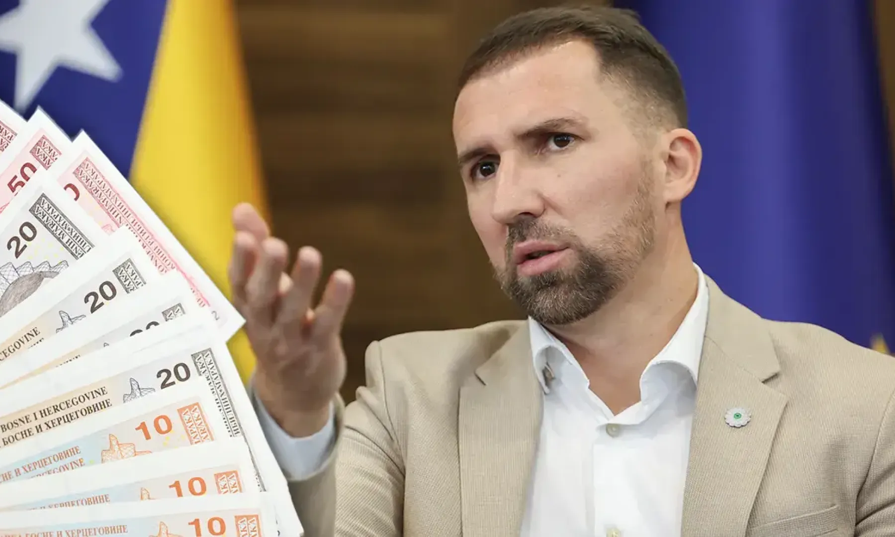 Adnan Delić najavio preliminarno povećanje penzija od 3,5% uz mogućnost većeg iznosa u Federaciji BiH
