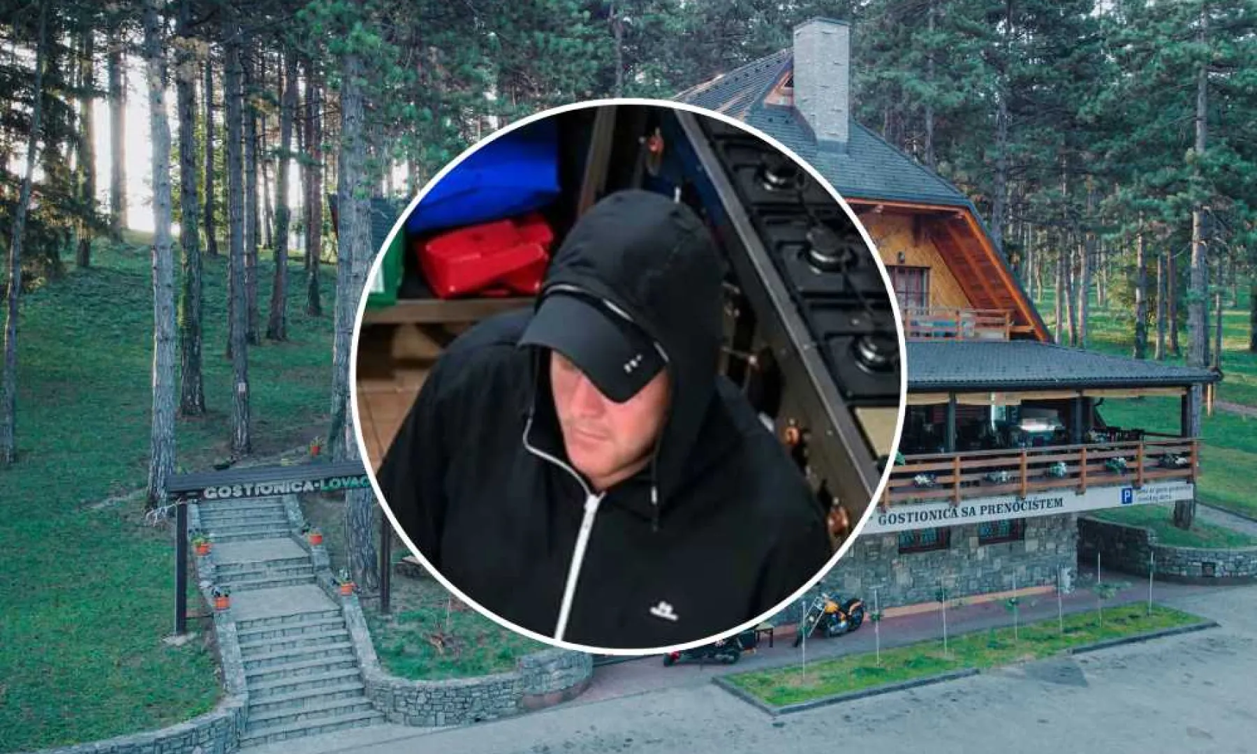 Provaljeno u restoran Lovac u Bihaću: Nadzorne kamere snimile muškarca, građani pozvani da pomognu