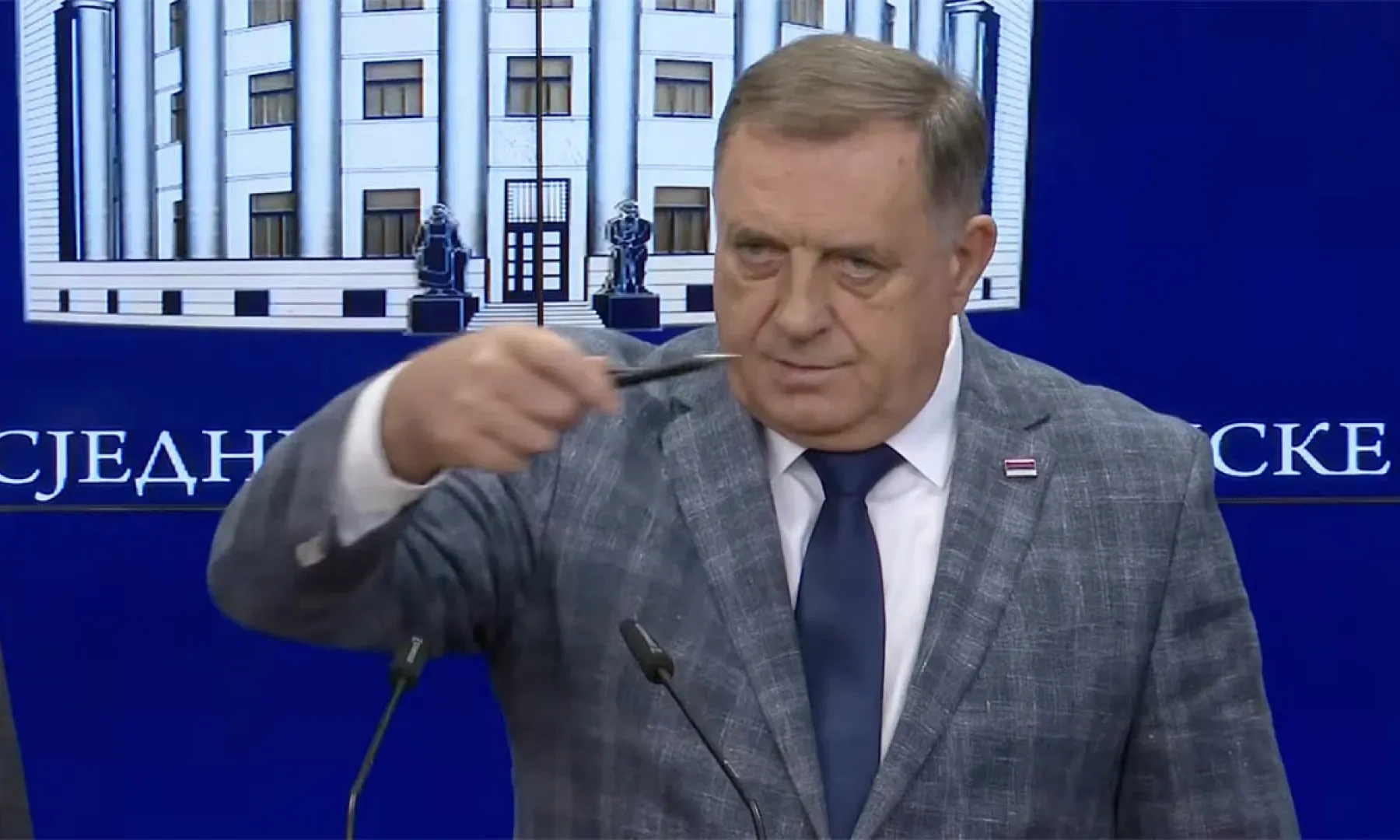 BH Novinari osudili verbalni napad Milorada Dodika na novinara BHRT-a Vladimira Šuška tokom konferencije za medije u Banjoj Luci