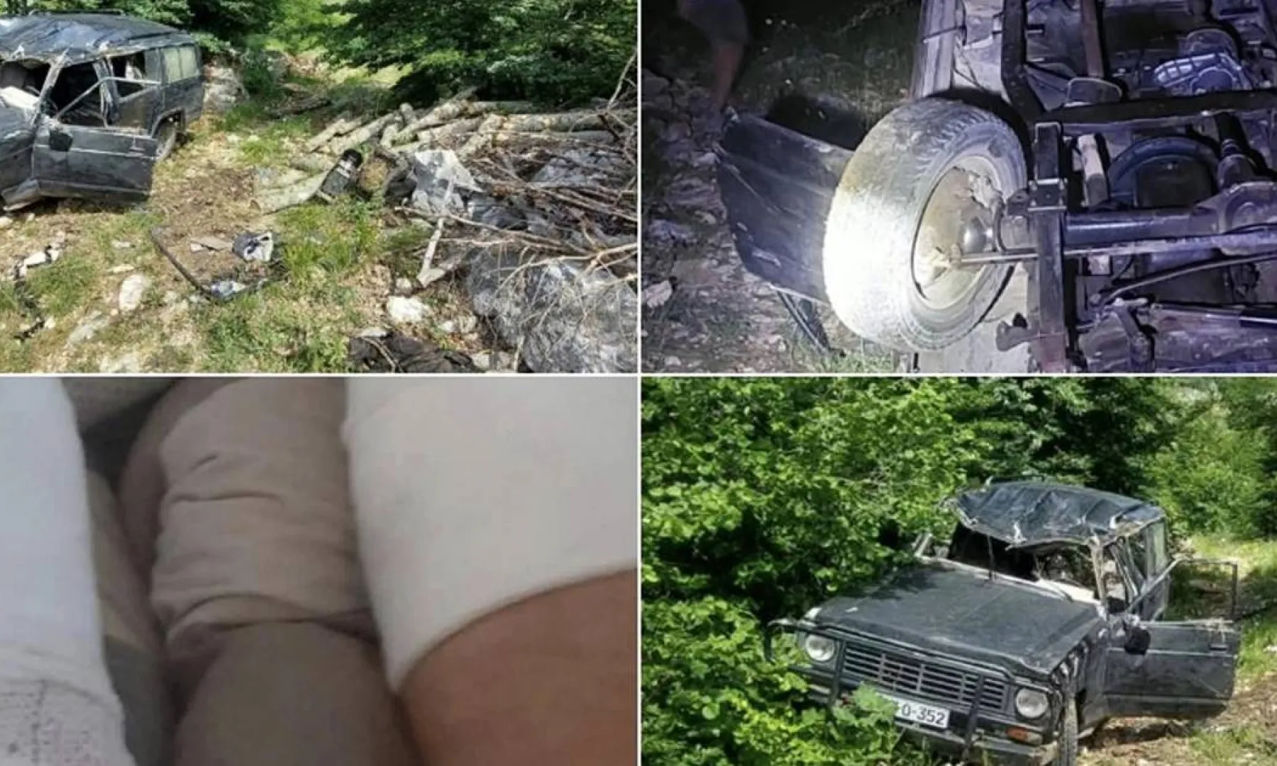 Muškarac s prelomljenim nogama prešao kilometar do pomoći nakon prevrtanja vozila na Rujištu