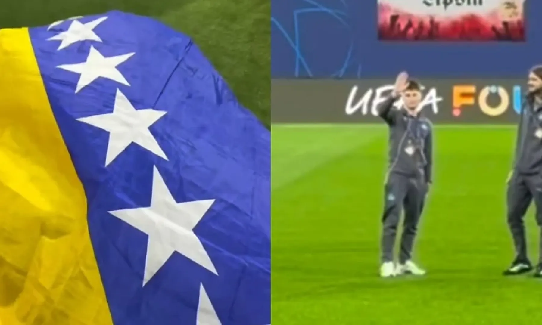 Bajraktarević na tribinama stadiona u Leipzigu vidio bh. zastavu, pogledajte njegovu reakciju