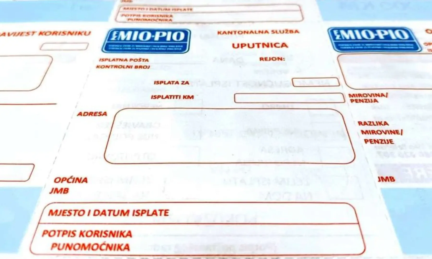 Isplata penzija za oktobar u Federaciji BiH počinje 5. novembra, najniža iznosi 451,22 KM