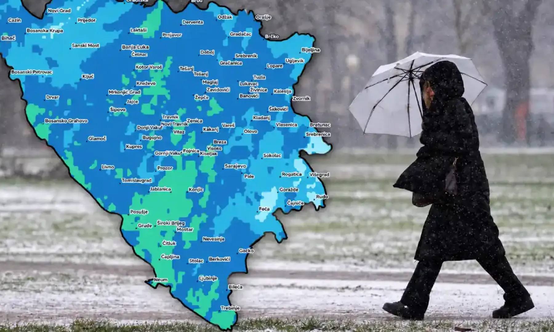 Prava zima kuca na vrata: Stiže nam snijeg, biće obilnih padavina