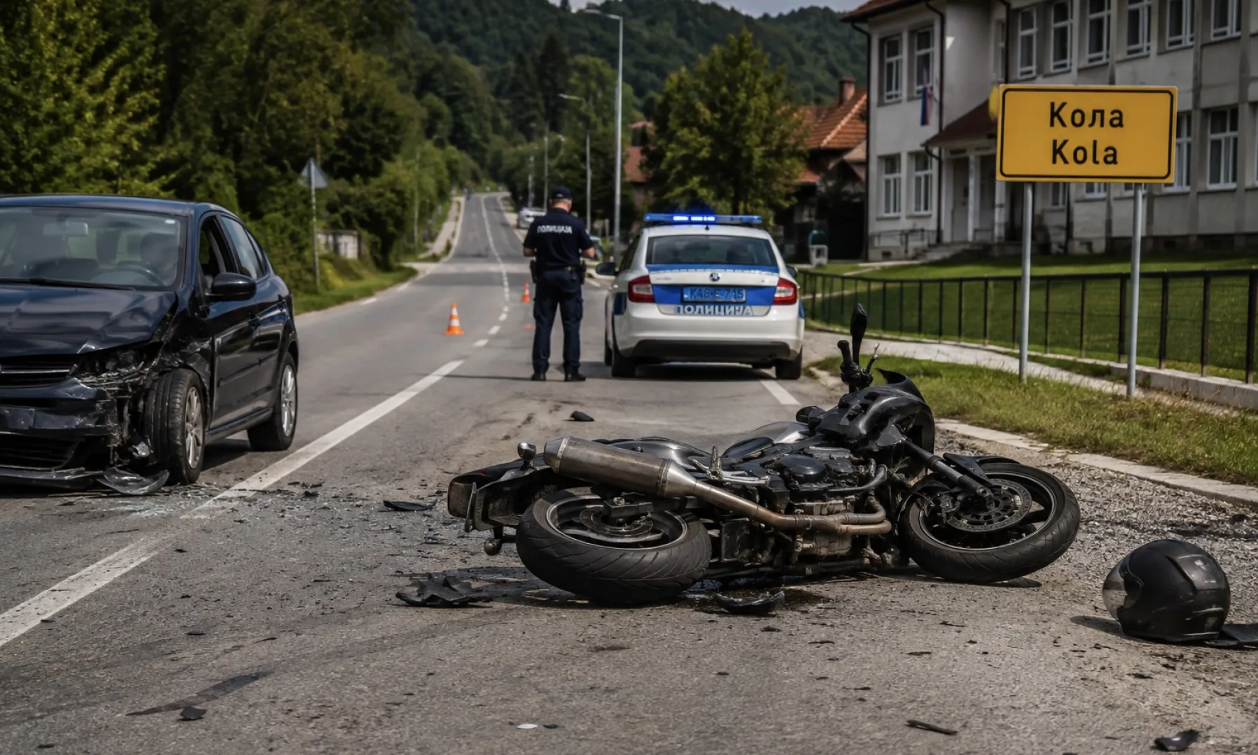 U saobraćajnoj nesreći u Koli na Manjači poginuo vozač motocikla