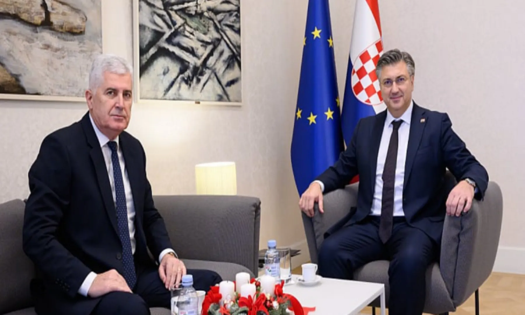 Čović se sastaje s Plenkovićem u Zagrebu kako bi razgovarali o političkoj situaciji i evropskim integracijama u BiH