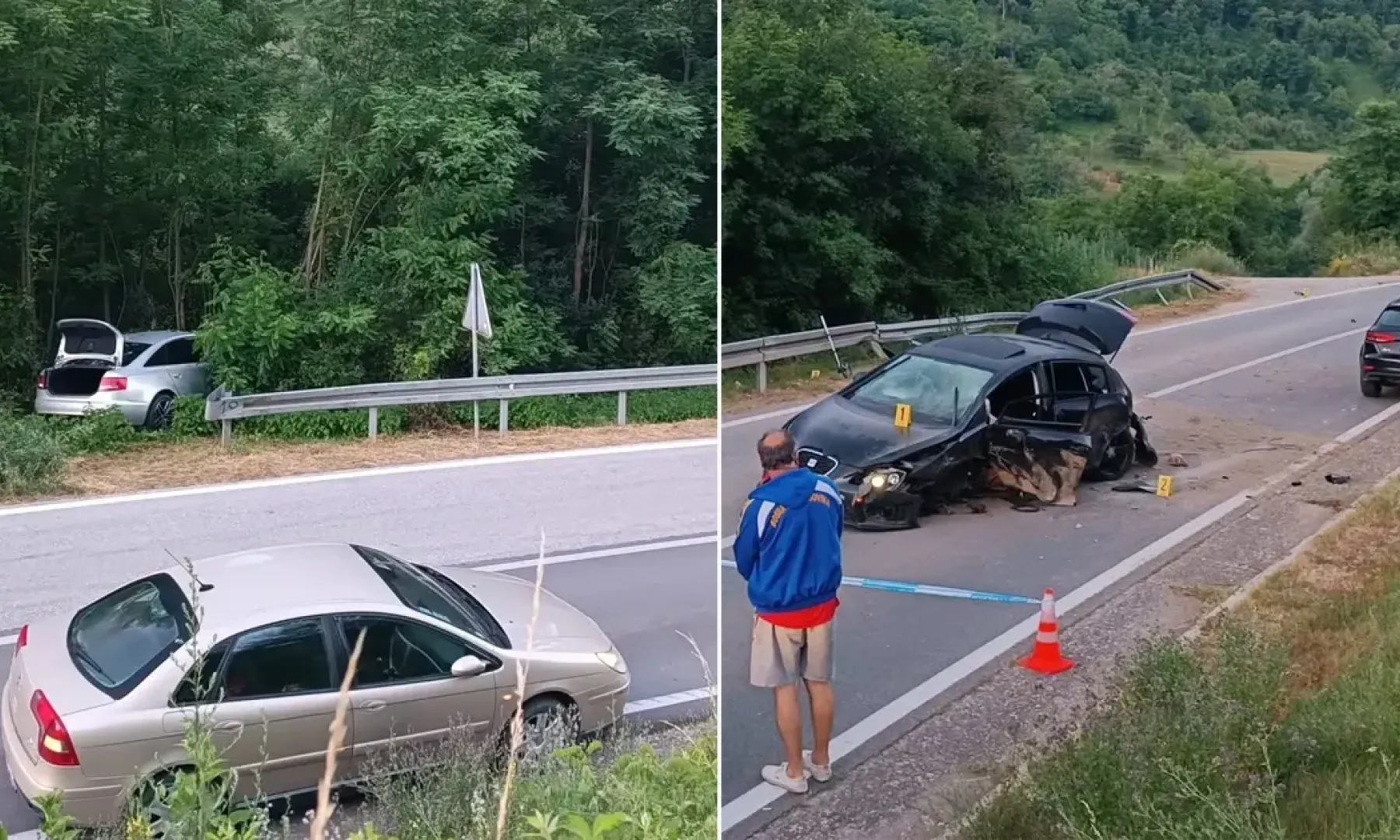 Teška saobraćajna nesreća na M-20: Vozač prevezen u bolnicu nakon sudara četiri vozila kod Goražda