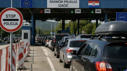 Duža čekanja na graničnom prelazu Izačić zbog kvara sistema, vozači se suočavaju s sat vremena zastoja
