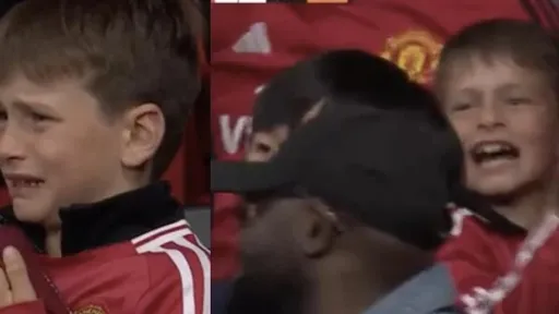 Od suza do osmijeha u tri minute: Dječak koji navija za United je simbol svega onog šta nogomet predstavlja