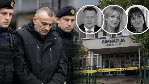 Mehemedu Vukaliću izrečena kazna od 45 godina zatvora za trostruko ubistvo u Gimnaziji u Sanskom Mostu u augustu 2024