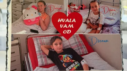 Darija, Džana i Dženan napustili bolnicu nakon liječenja povreda zadobijenih u saobraćajnoj nesreći u Donjoj Koprivni kod Cazina
