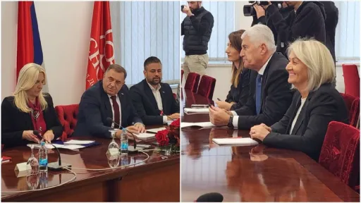 POČEO SASTANAK U BANJALUCI: Delegacije SNSD-a i HDZ-a BiH razgovaraju o formiranju vlasti