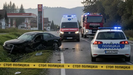 U te&scaron;koj saobraćajnoj nesreći u Kotor Varo&scaron;u poginule dvije osobe, vozač povrijeđen