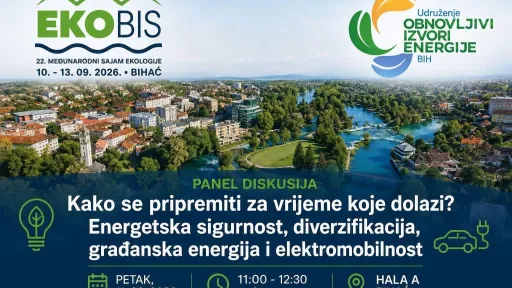 Panel diskusija o energetskoj sigurnosti zakazana za 11. septembar 2026. u Bihaću