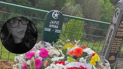 Cazin zavijen u crno: Brojni građani se oprostili od 17-godišnje Amine Japić