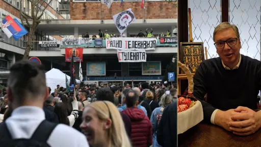 Radio-televizija Srbije podnijela krivičnu prijavu protiv studenata, Vučić najavio upotrebu sile (VIDEO)