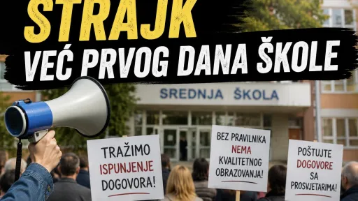 Prosvjetni radnici u Unsko-sanskom kantonu najavili jednosatni &scaron;trajk upozorenja 1. septembra zbog neispunjenih obaveza vlasti