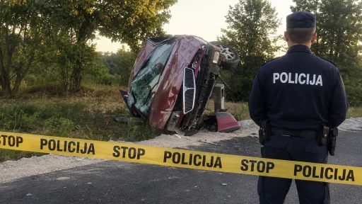 Te&scaron;ka saobraćajna nesreća u Kudićima: Vozilo se prevrnulo, bez teže povrijeđenih