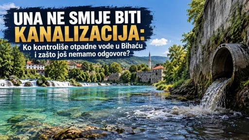 Revizorski izvještaj ukazuje na slabosti u upravljanju otpadnim vodama i zaštiti rijeke Une u Bihaću