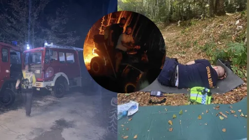 Na Gomili sinoć vođena velika borba s požarom uz pomoć vatrogasaca i volontera