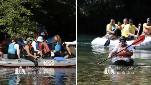 Jutros započela 52. Internacionalna turistička Una regata na rijeci Uni